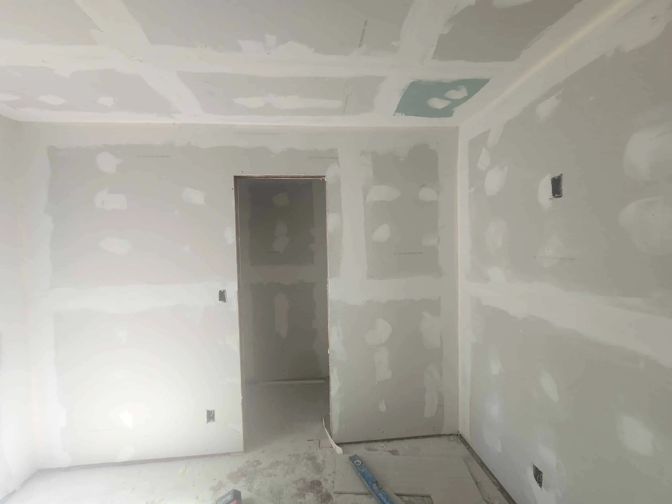 drywall installation and finishing inside residential home Dallas Fort Worth